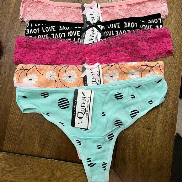 Surprise 10 pack women’s thongs with 1 additional bonus pair! Size XL - Picture 1 of 5